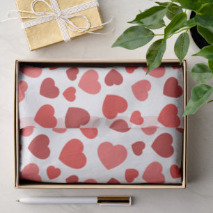 Pattern Of Hearts, Red Hearts, Hearts Pattern Tissue Paper