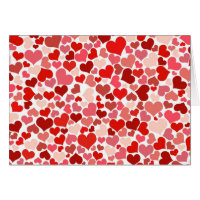 Pattern Of Hearts, Red Hearts, Love