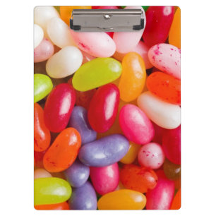 Pattern of jelly beans clipboard