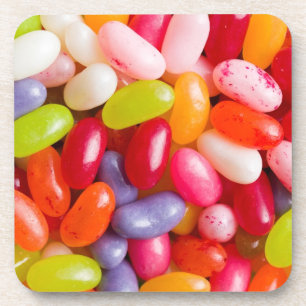Pattern of jelly beans coaster
