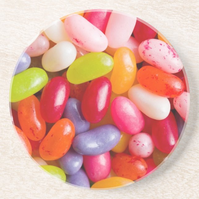 Pattern of jelly beans coaster (Front)