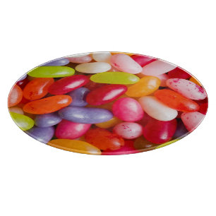 Pattern of jelly beans cutting board