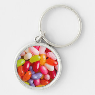Pattern of jelly beans key ring
