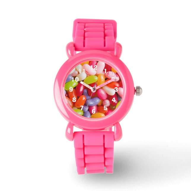 Pattern of jelly beans watch (Front)