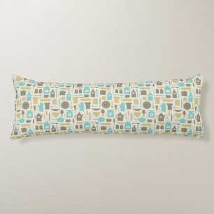Pattern Of Kitchen Tools Body Cushion