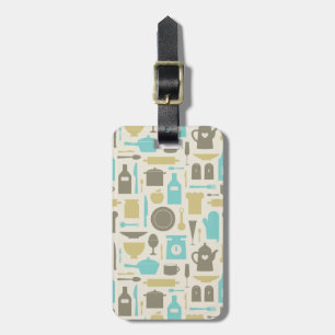 Pattern Of Kitchen Tools Luggage Tag