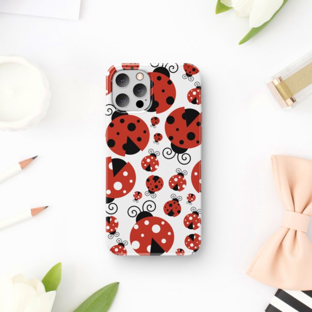 Pattern Of Ladybugs, Cute Ladybugs, Red Ladybugs (Creator Uploaded)