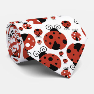 Pattern Of Ladybugs, Cute Ladybugs, Red Ladybugs Tie