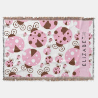 Pattern Of Ladybugs, Pink Ladybugs, Your Name