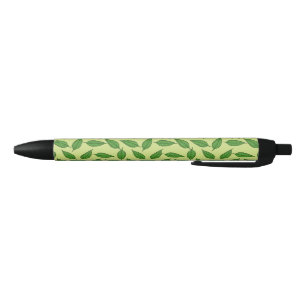 Pattern Of Leaves, Leaf Pattern, Spring Leaves Black Ink Pen