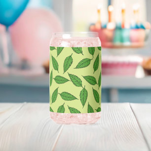 Pattern Of Leaves, Leaf Pattern, Spring Leaves Can Glass