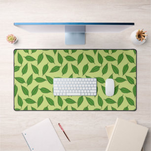 Pattern Of Leaves, Leaf Pattern, Spring Leaves Desk Mat
