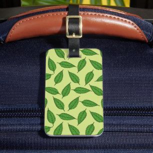 Pattern Of Leaves, Leaf Pattern, Spring Leaves Luggage Tag