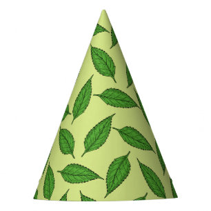 Pattern Of Leaves, Leaf Pattern, Spring Leaves Party Hat
