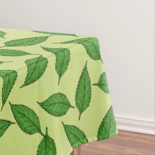 Pattern Of Leaves, Leaf Pattern, Spring Leaves Tablecloth