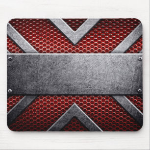 Pattern of metal plate mouse pad