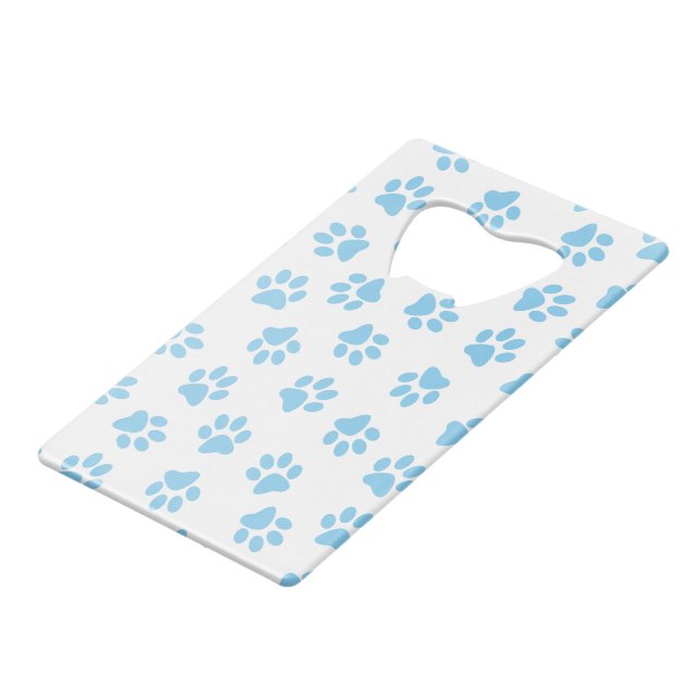 Pattern Of Paws, Dog Paws, Baby Blue Paws (Front Angled)