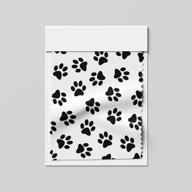 Pattern Of Paws, Dog Paws, Black Paws Fabric (Creator Uploaded)
