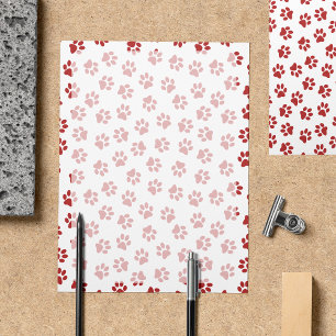 Pattern Of Paws, Dog Paws, Cat Paws, Red Paws