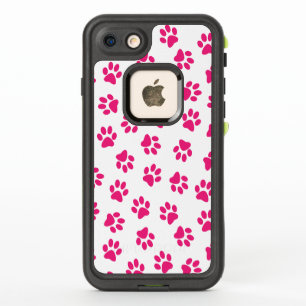 Pattern Of Paws, Dog Paws, Pink Paws