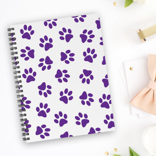 Pattern Of Paws, Dog Paws, Purple Paws Planner