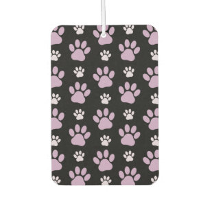 Pattern Of Paws, Lilac Paws, Dog Paws, Paw Prints Car Air Freshener