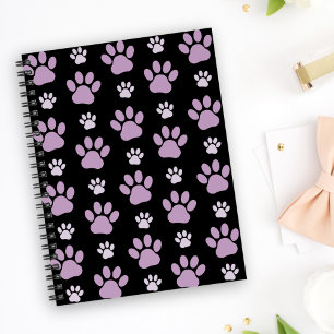 Pattern Of Paws, Lilac Paws, Dog Paws, Paw Prints Planner