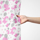 Pattern Of Pink Elephants, Cute Elephants, Stars Scarf<br><div class="desc">Cute,  fun and adorable pattern with pink elephants,  balloons and stars. Modern and trendy gift,  perfect for the elephant lover in your life.</div>