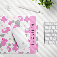 Pattern Of Pink Elephants, Stars, Your Name