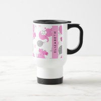 Pattern Of Pink Elephants, Stars, Your Name