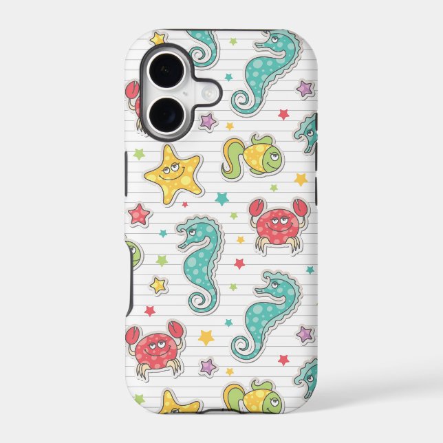 pattern of sea creatures (Back)
