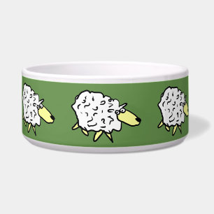 Pattern of Sheep. Border Collie or Sheep Dog