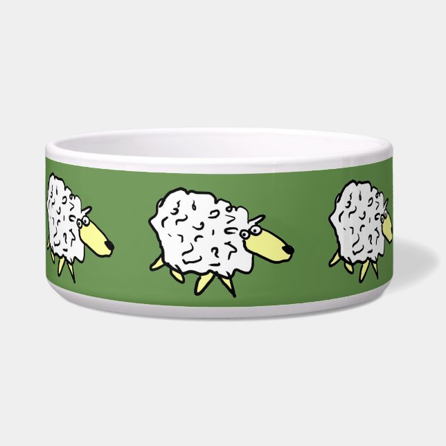 Pattern of Sheep. Border Collie or Sheep Dog (Front)