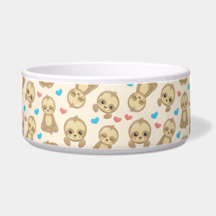 Pattern Of Sloths, Cute Sloths, Hearts