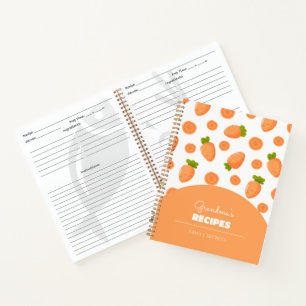 Pattern of small carrots and slices Recipe Books