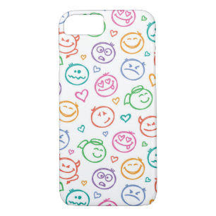 pattern of smiles Case-Mate iPhone case