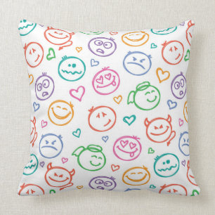 pattern of smiles cushion