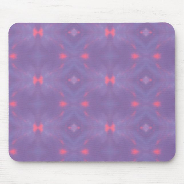 Pattern of Spring Purple and Pink Mouse Pad (Front)