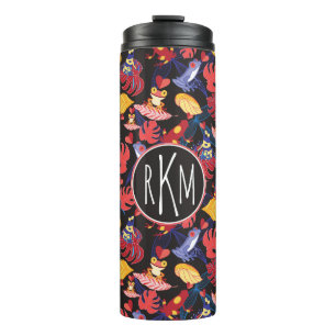 Pattern Of The Lovers Frogs Monogram Thermal Tumbler