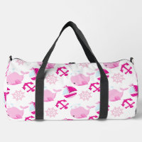 Pattern Of Whales, Cute Whales, Pink Whales