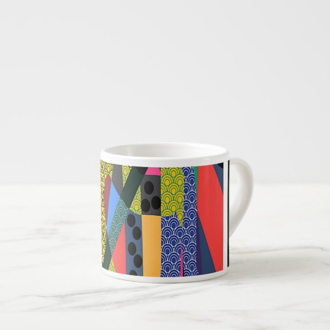 Pattern On Pattern  Espresso Cup (Front Right)