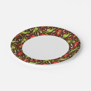 pattern paper plate