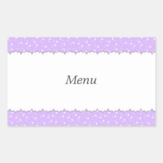 pattern pattern rectangular sticker (Front)