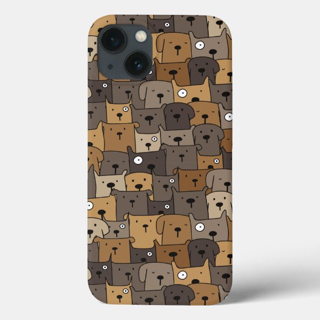 Pattern Pets Cute Dogs Lover   Case-Mate iPhone Case (Back)