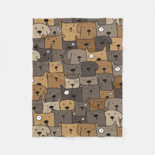 Pattern Pets Cute Dogs Lover      Fleece Blanket