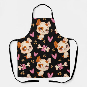 Pattern Pets Cute Funny Puppy Lover       Apron