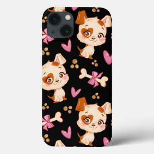 Pattern Pets Cute Funny Puppy Lover iPhone 13 Case