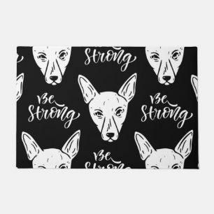 Pattern Pets Strong Dogs Lover Doormat