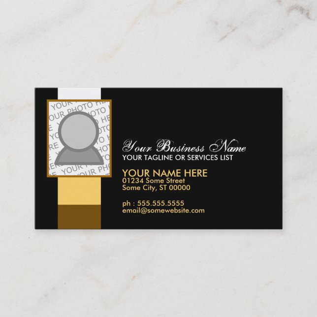 pattern pillow business card (Front)