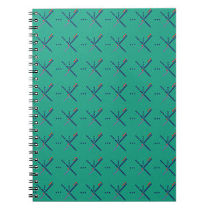 Pattern Portland Airport carpet Spiral Notebook